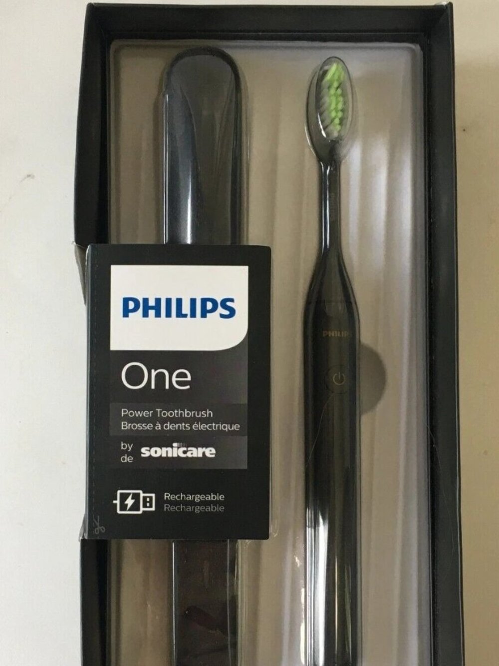 Philips Sonicare One Electric Rechargeable Electric Toothbrush - Black New